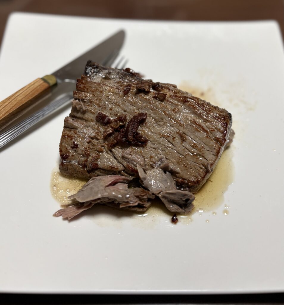 マグロのアラのソテー完成